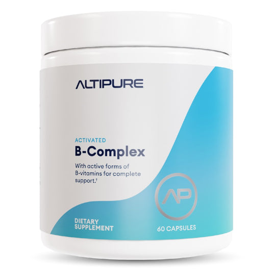 Activated B-Complex Gluten-Free, Dairy-free, Brain, Heart and immune health, 60 capsules